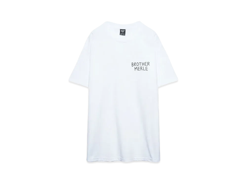 BROTHER MERLE Men's Knit S/S Crew T-Shirt - Benicaca "White"