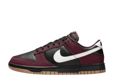 Nike Dunk Low PRM "Burgundy Crush/Phantom Black Khaki"
