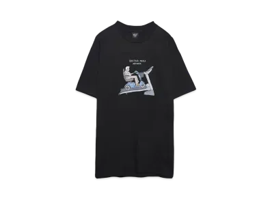 BROTHER MERLE Men's Knit S/S Crew T-Shirt - Threadmill "Black"