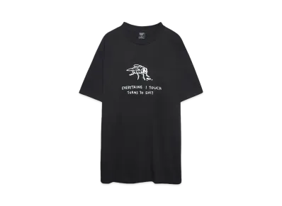 BROTHER MERLE Men's Knit S/S Crew T-Shirt - Shit Fly "Black"