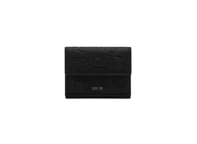 Dior Trifold Wallet Dior Gravity Leather "Black"