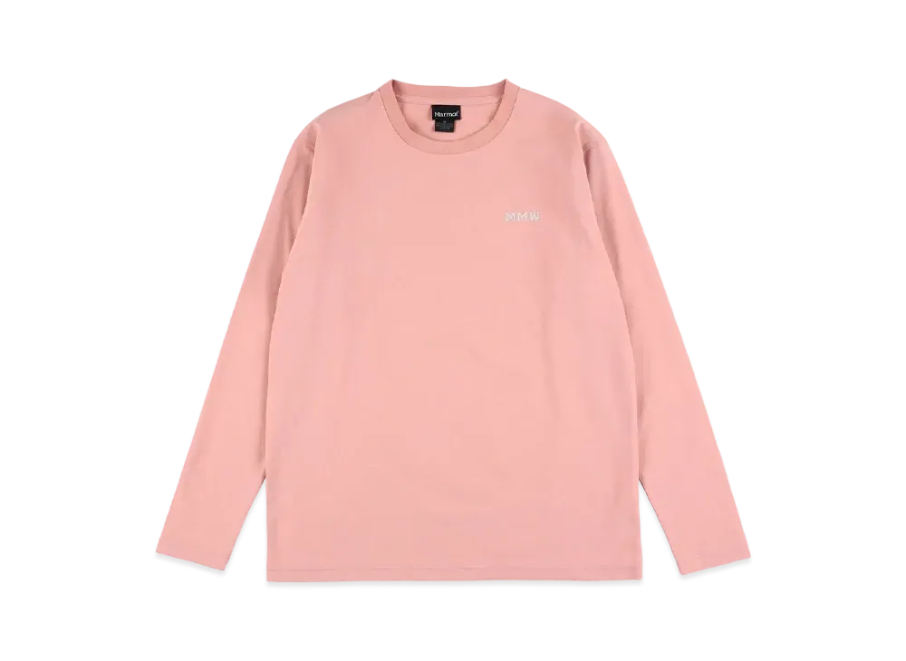 Marmot Women's 50th Anniversary Stamp Long Sleeve T-Shirt "Pink"