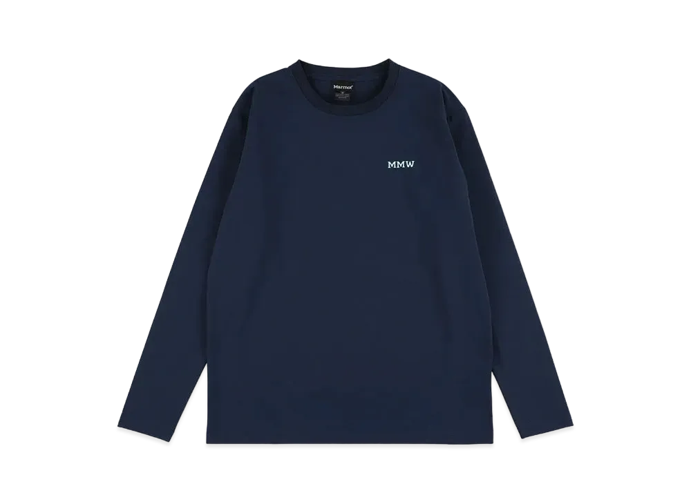 Marmot Women's 50th Anniversary Stamp Long Sleeve T-Shirt "Navy"