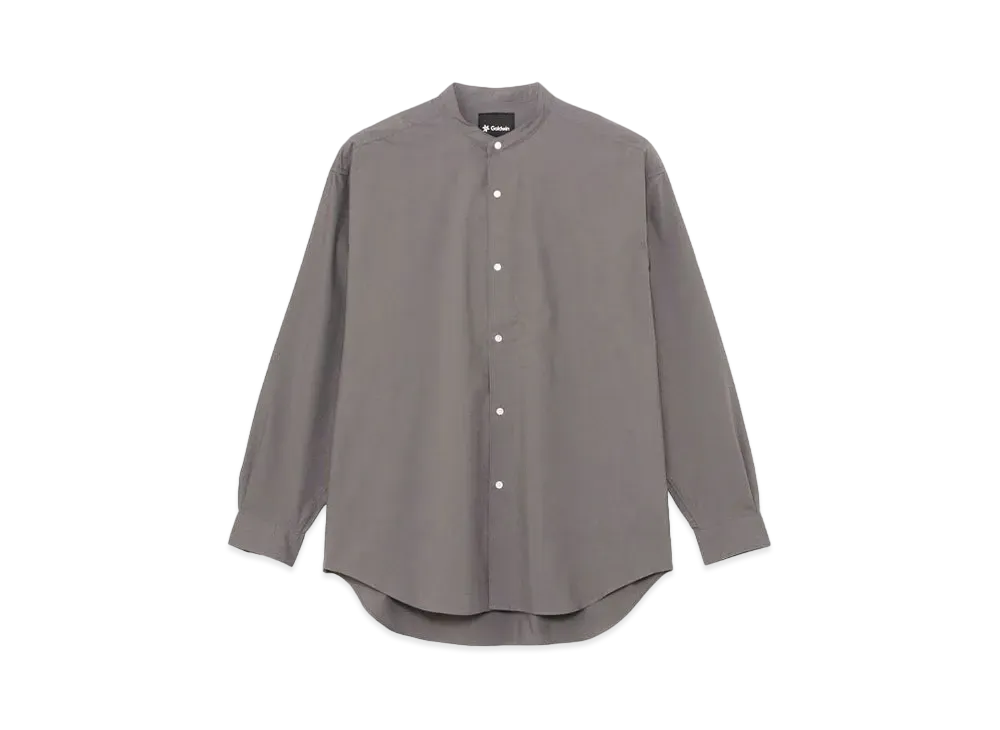 Goldwin Oversized Band Collar Shirt (Unisex) "Gray"