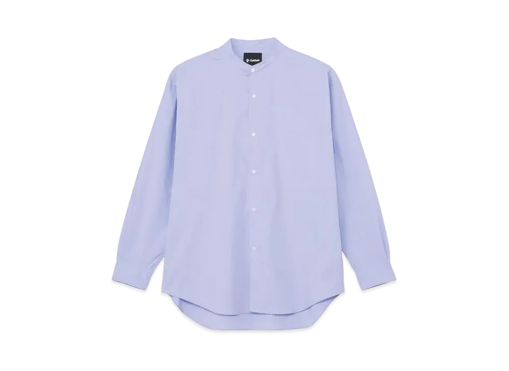 Goldwin Oversized Band Collar Shirt (Unisex) "Saxe "