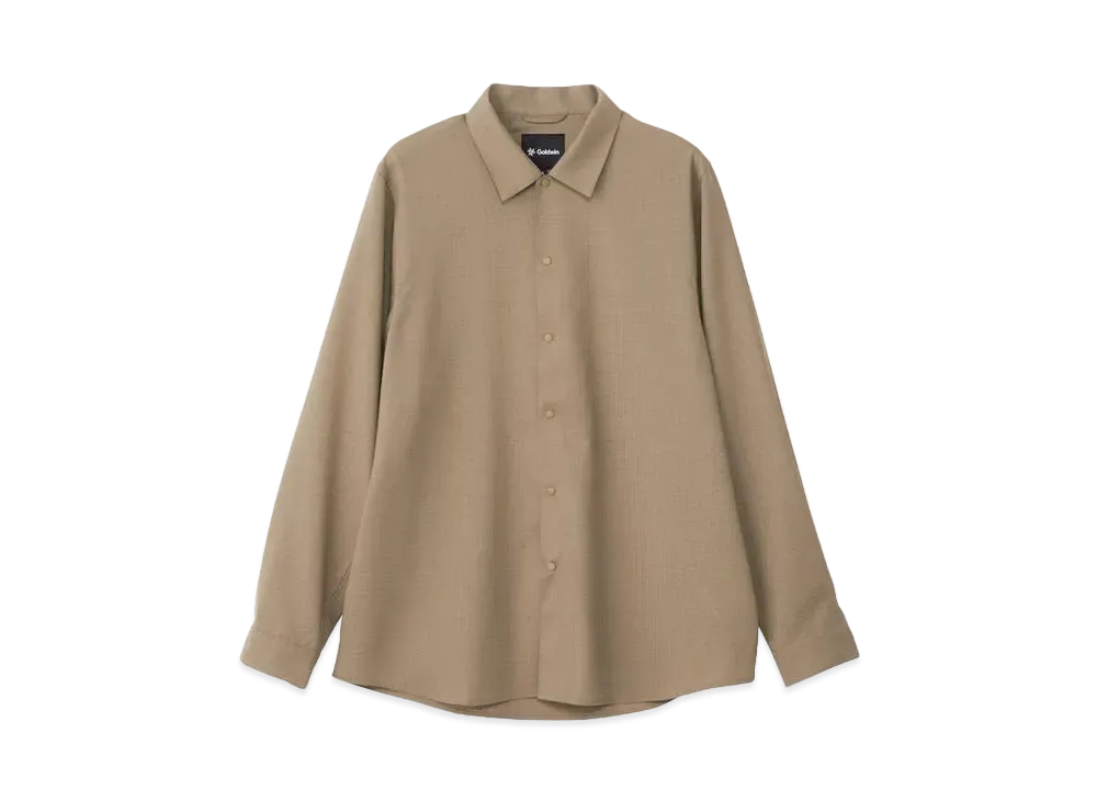 Goldwin Actobent Wool Shirt (Unisex) "Beige"