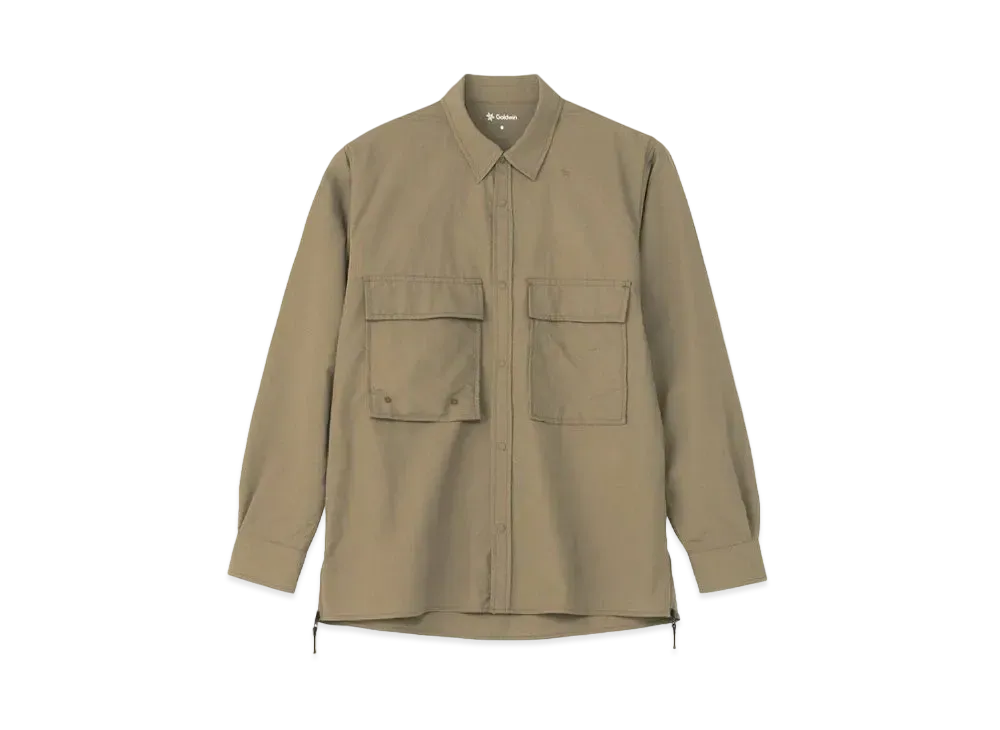 Goldwin Field Bench Nylon Shirt (Unisex) "Dessert Taupe"
