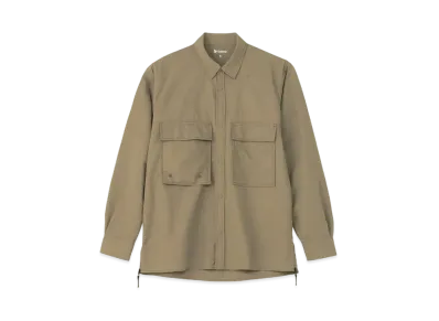 Goldwin Field Bench Nylon Shirt (Unisex) "Dessert Taupe"