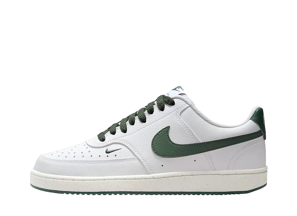 Nike Women's Court Vision Low Next Nature "White/Stadium Green/Sail/Vintage Green"