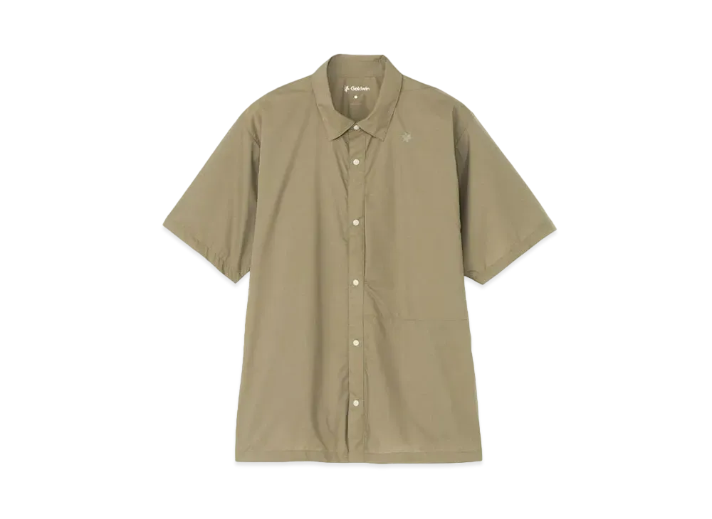 Goldwin Partex Double Cross Short Sleeve Hike Shirt (Unisex) "Nut Shell"
