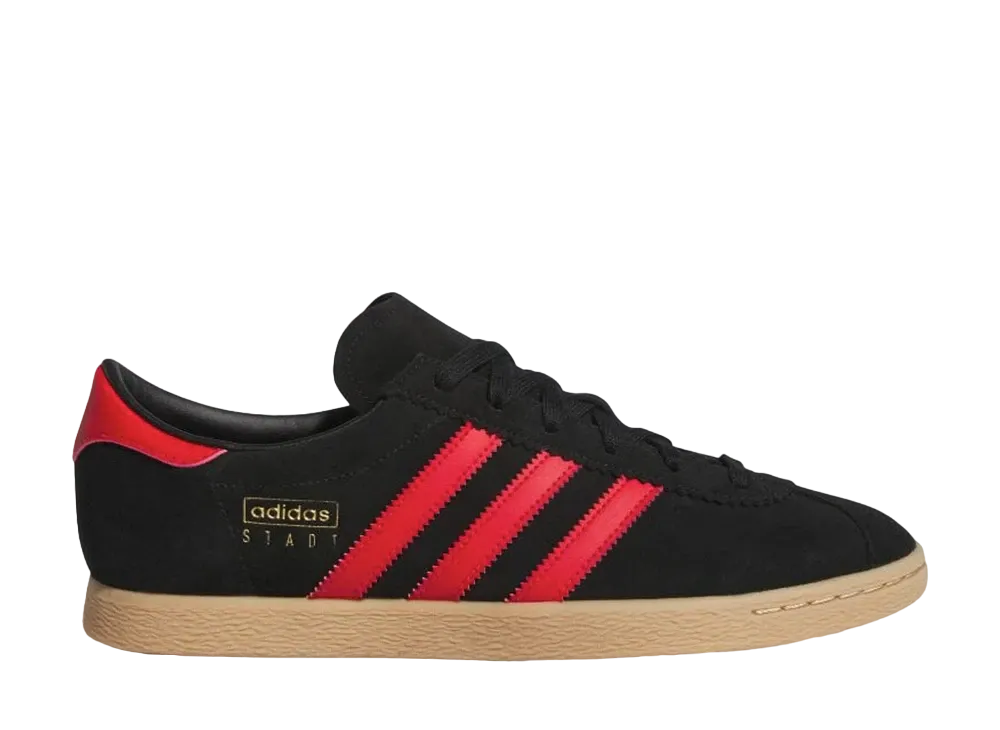 adidas Stadt "Core Black/Better Scarlet/Gold Metallic"