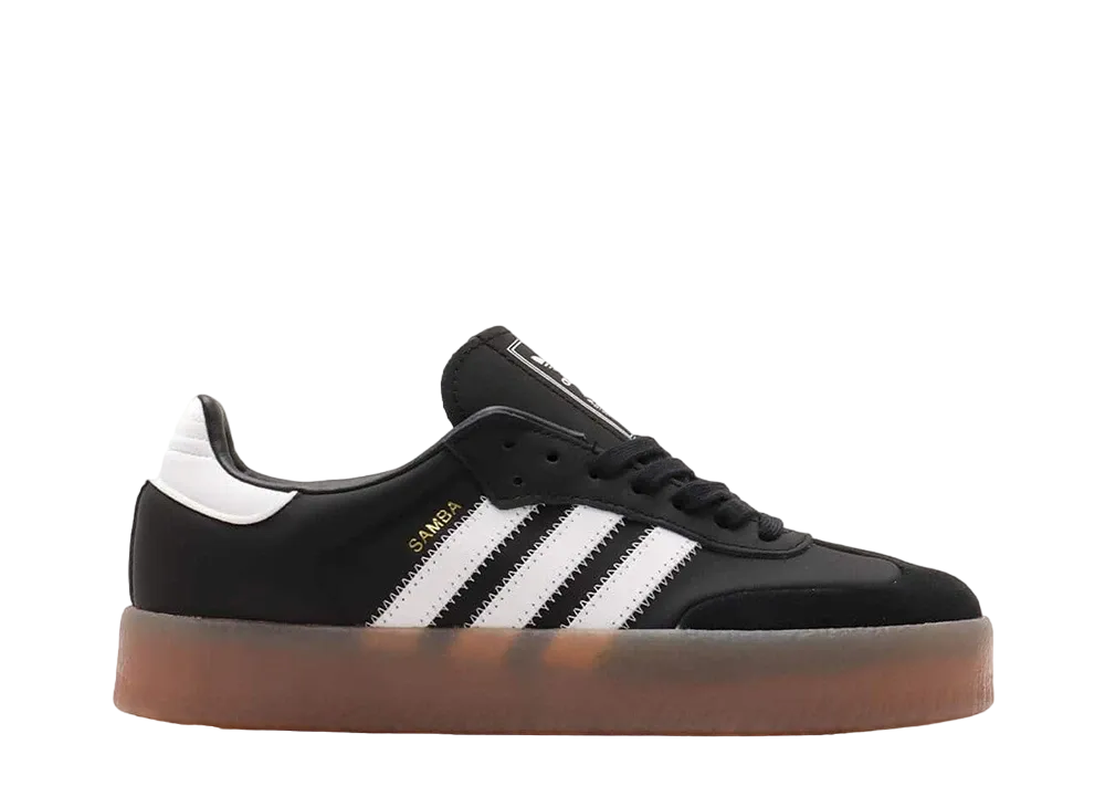 アディダス オリジナルス ウィメンズ サンベイ "コアブラック/フットウェアホワイト/ゴールドメタリック"