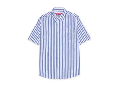 Supreme Loose Fit Multi Stripe S/S Shirt "Blue"