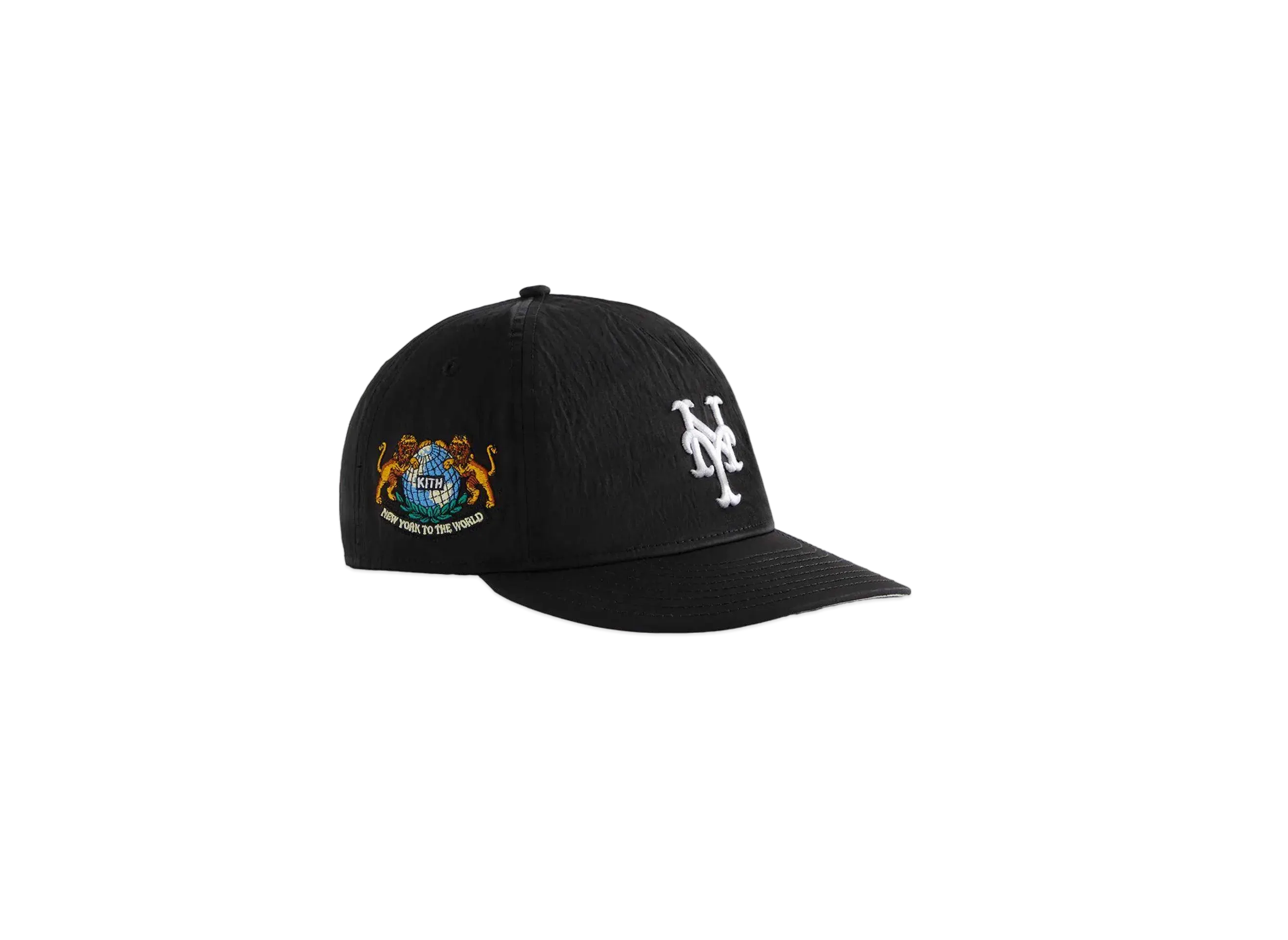 Kith x New Era for the New York Mets Nylon 9FIFTY A-frame "Black"