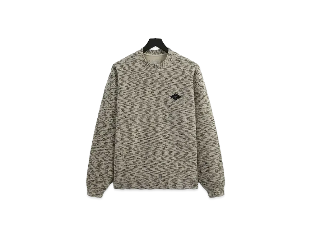 Kith Marled Knit Nelson Crewneck "Black"