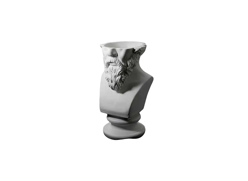 emeth Flower vase - Socrates - touki "WHITE"