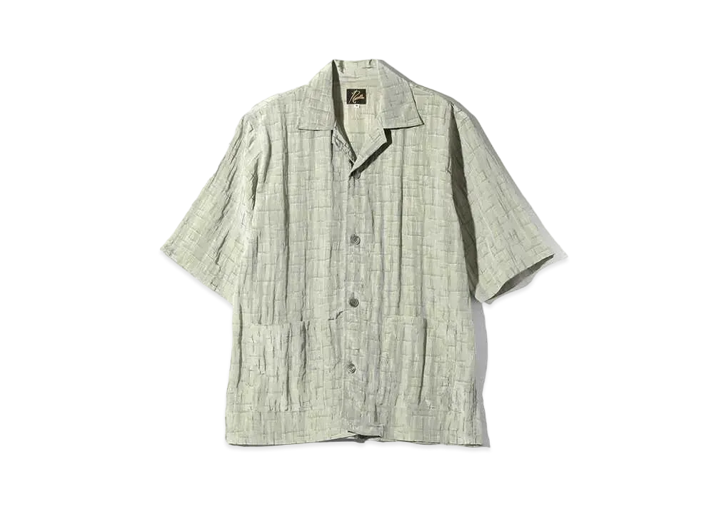 Needles Cabana Shirt - R/N Bright Cloth / Cross "Grey"