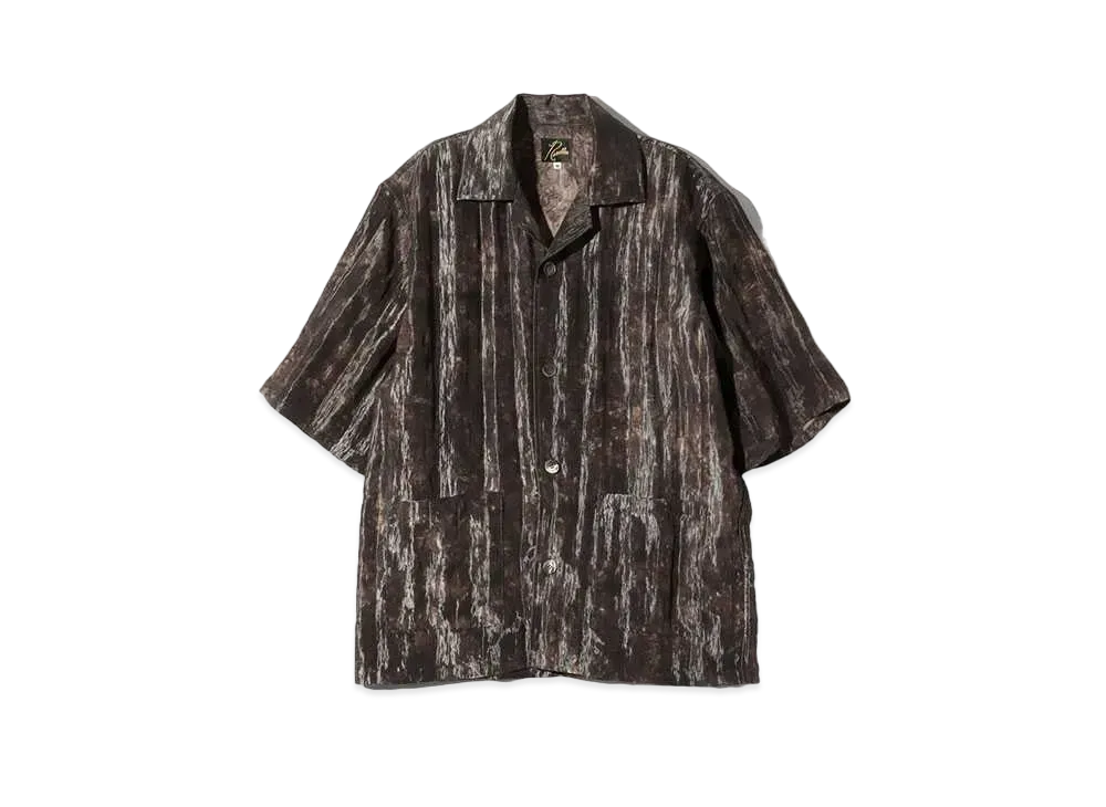 Needles Cabana Shirt - R/N Bright Cloth / Uneven Dye "Brown"