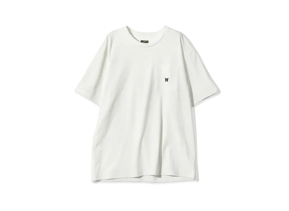 Needles S/S Crew Neck Tee - Poly Jersey "White"