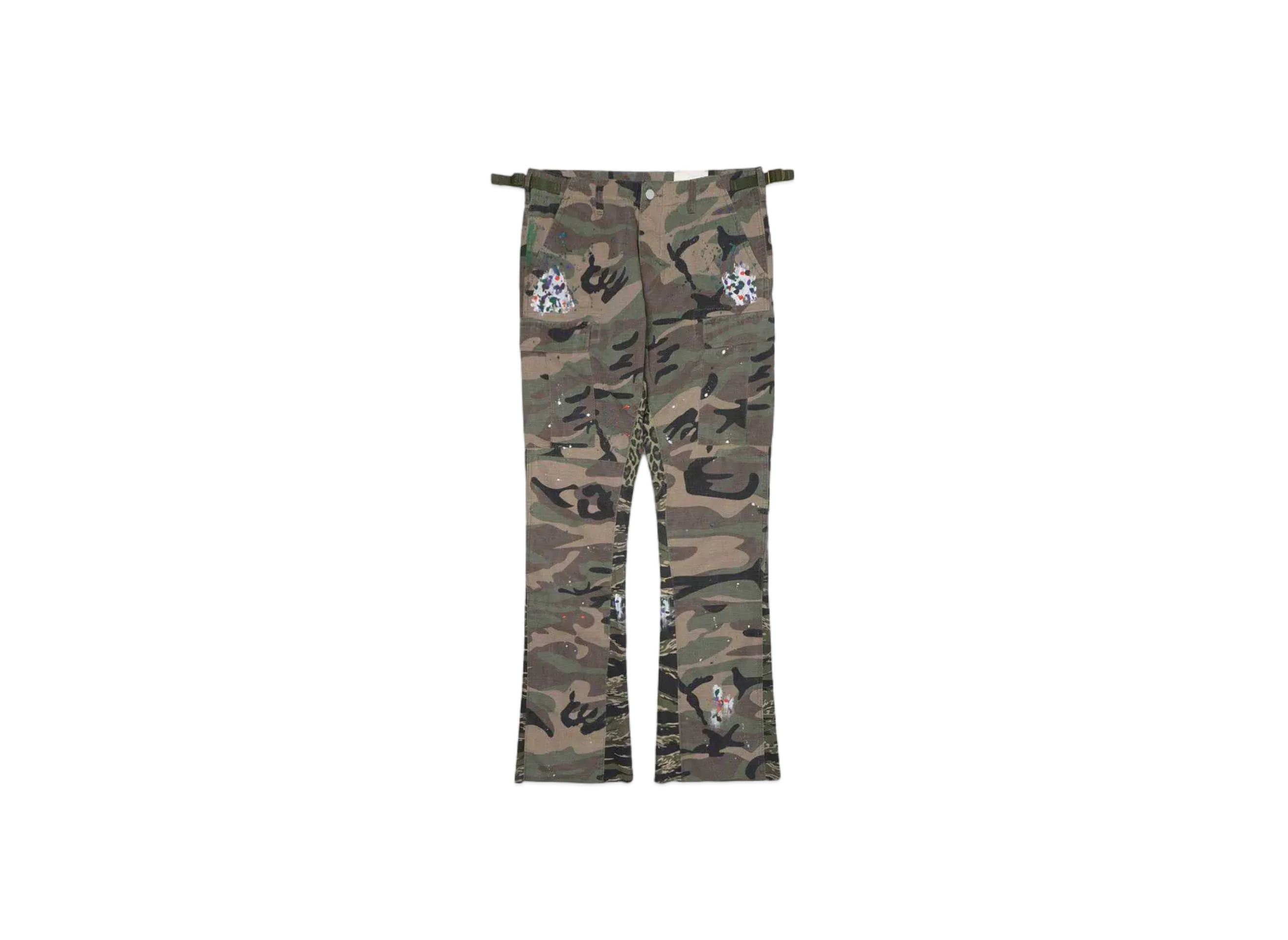 mnml CONTRAST BOOTCUT CARGO "WOODLAND CAMO"