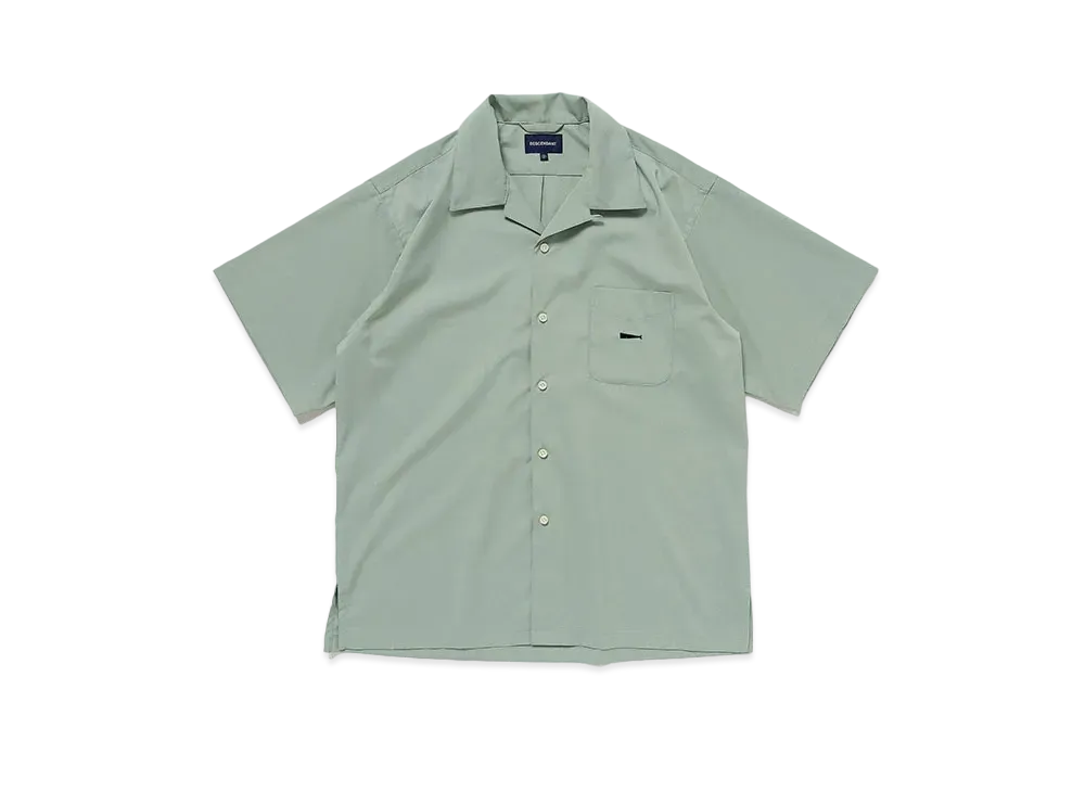 DESCENDANT Pier Open Collar SS Shirt "Green"