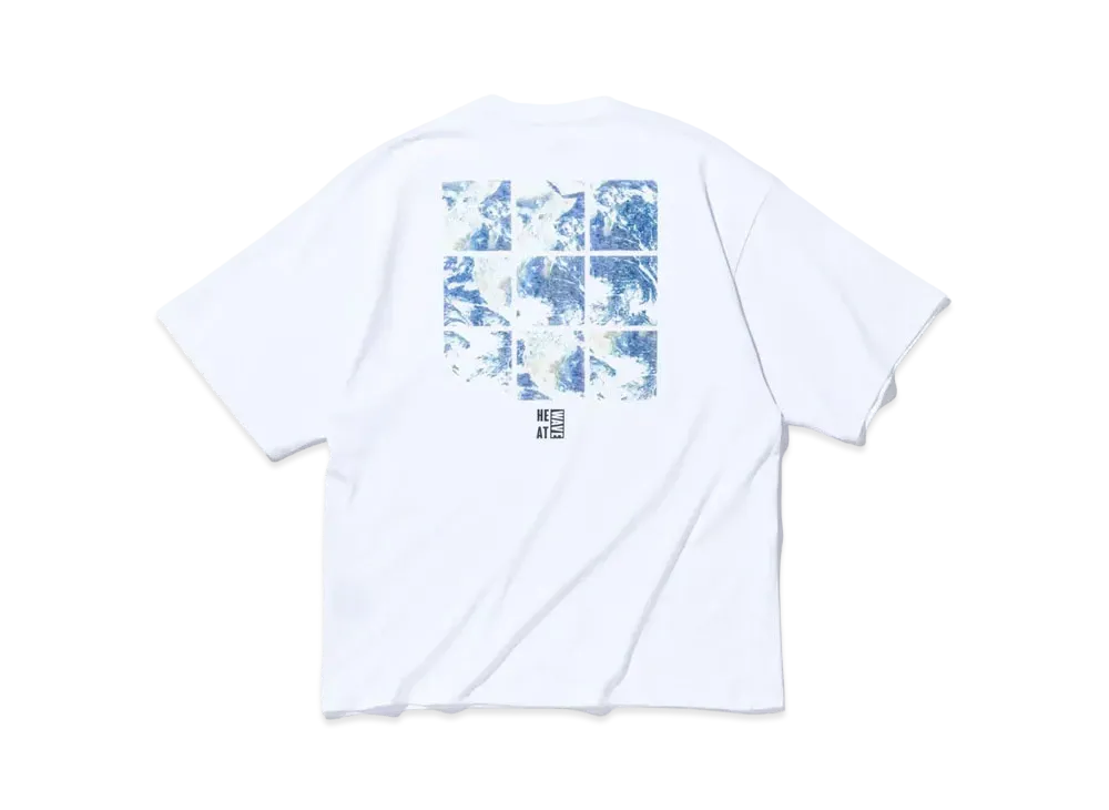 NEW ERA x KOSUKE KAWAMURA Short Sleeve Oversized Cotton T-shirt Heat Wave "White"