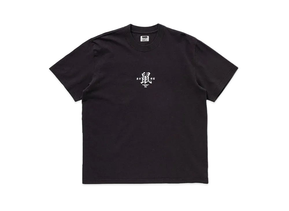 RATS 鼠 TEE "ASH BLACK"