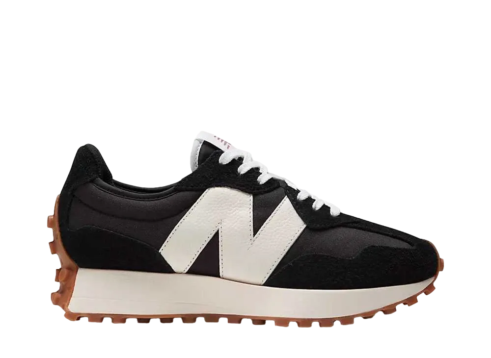 ニューバランス ウィメンズ 327 "ブラック/ホワイト/ミネラルレッド"