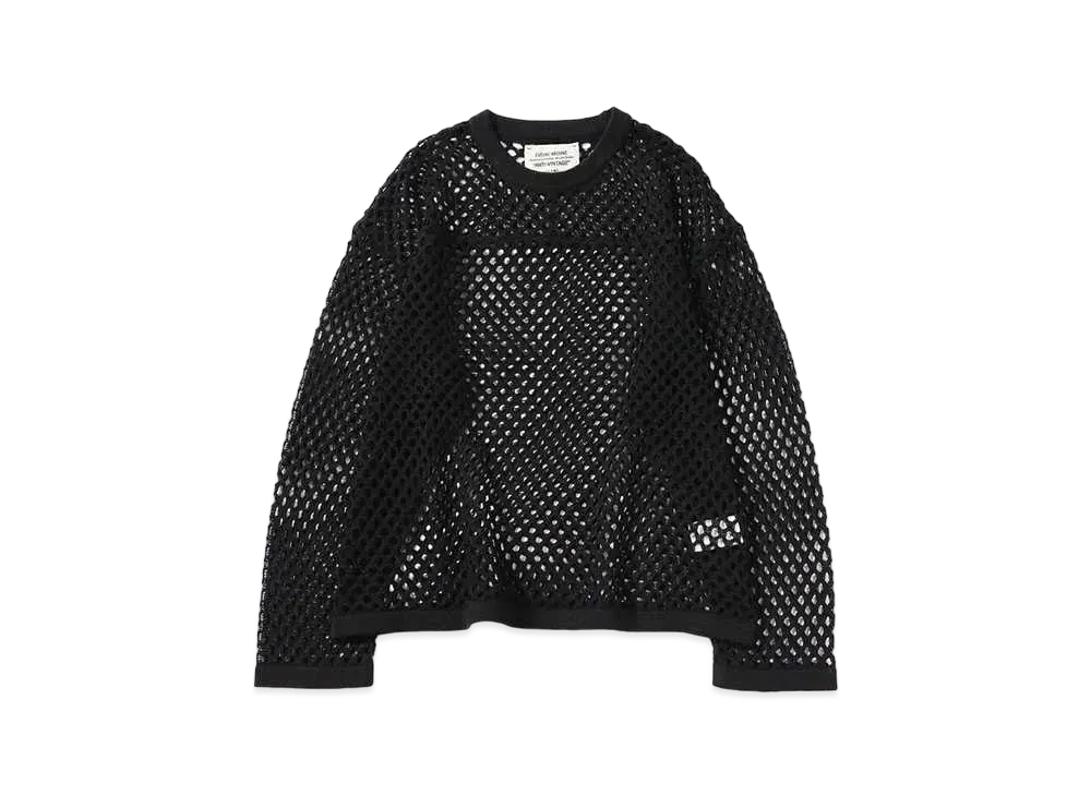 BEAMS x FUTURE ARCHIVE Net Knit Long Sleeve "Black"