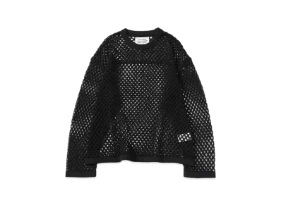 BEAMS x FUTURE ARCHIVE Net Knit Long Sleeve "Black"