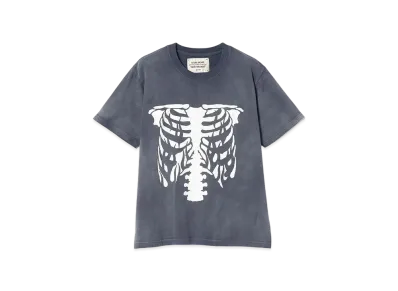BEAMS x FUTURE ARCHIVE Bone Print Tee "Navy"
