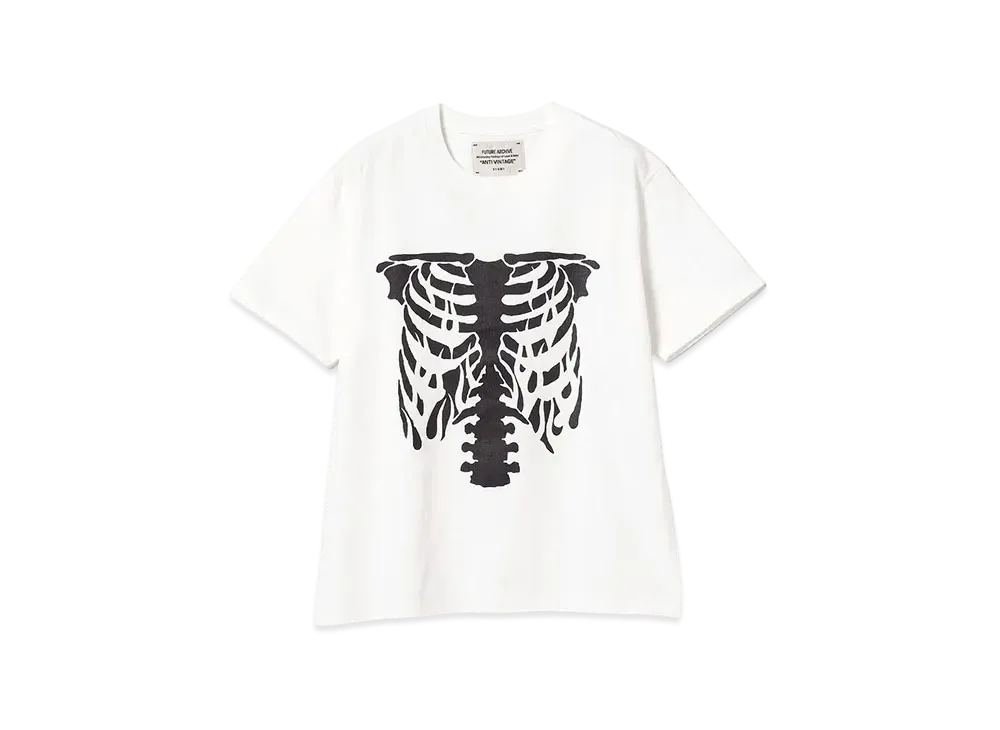 BEAMS x FUTURE ARCHIVE Bone Print Tee "White"
