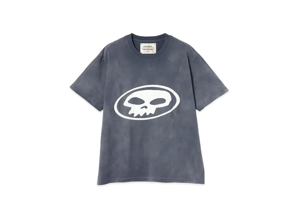 BEAMS x FUTURE ARCHIVE Skull Print Tee "Navy"