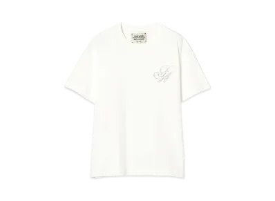 BEAMS x FUTURE ARCHIVE Rhinestone Logo Tee "White"