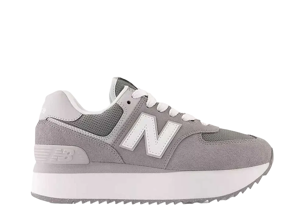 ニューバランス ウィメンズ 574+ "シャドウグレー/レインクラウド/ホワイト"