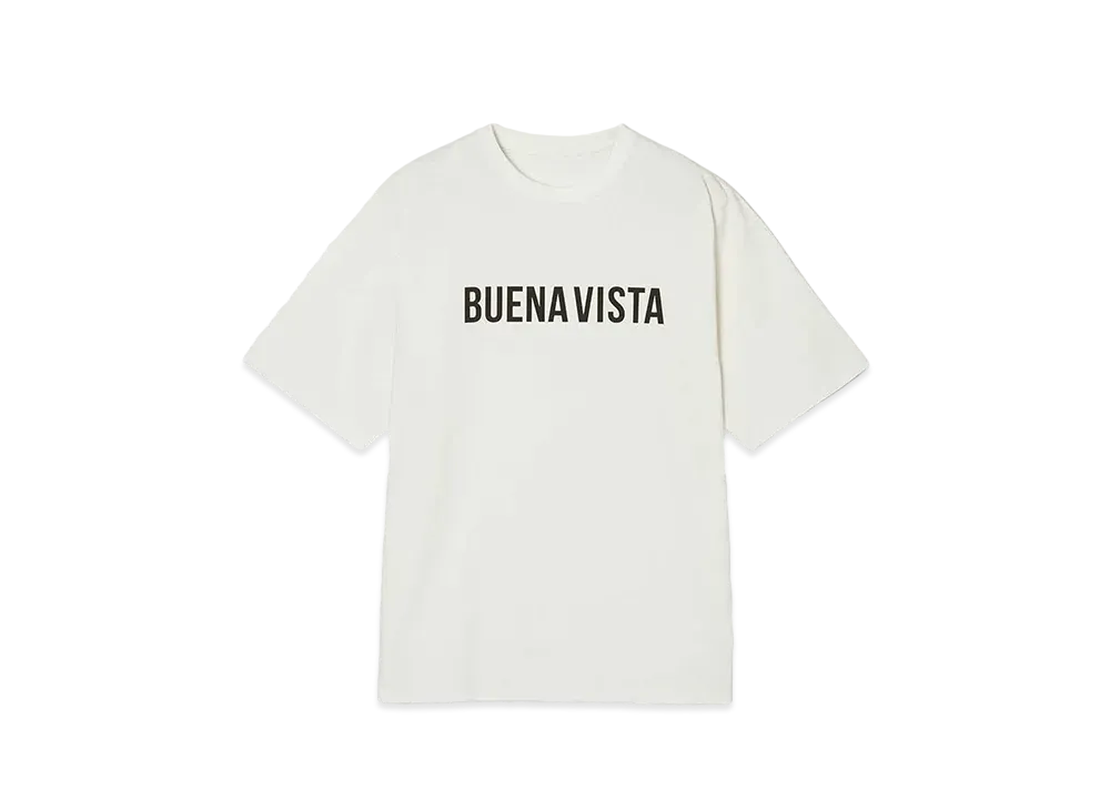 BUENA VISTA BUENA VISTA LOGO tee "WHITE"