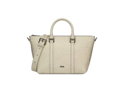 Dior Weekender 25 Dior Gravity Leather and Grained Calfskin "Beige"