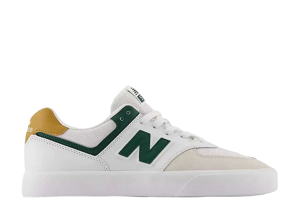 New Balance Numeric 574 Vulc "White/Nightwatch Green"