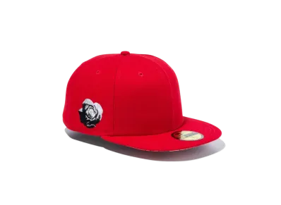NEW ERA x KOSUKE KAWAMURA 59Fifty Flower "Scarlet"