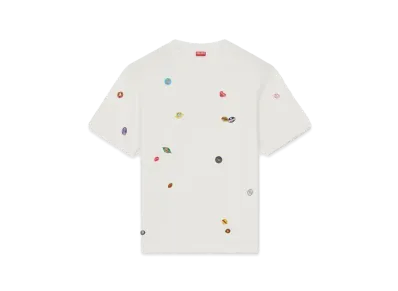 KENZO 'FRUIT STICKERS' Classic T-shirt "Off White"