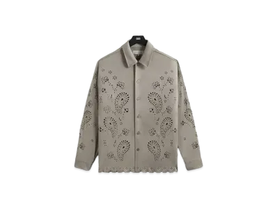 Kith Isaac Microsuede Long Sleeve Buttondown "Region"
