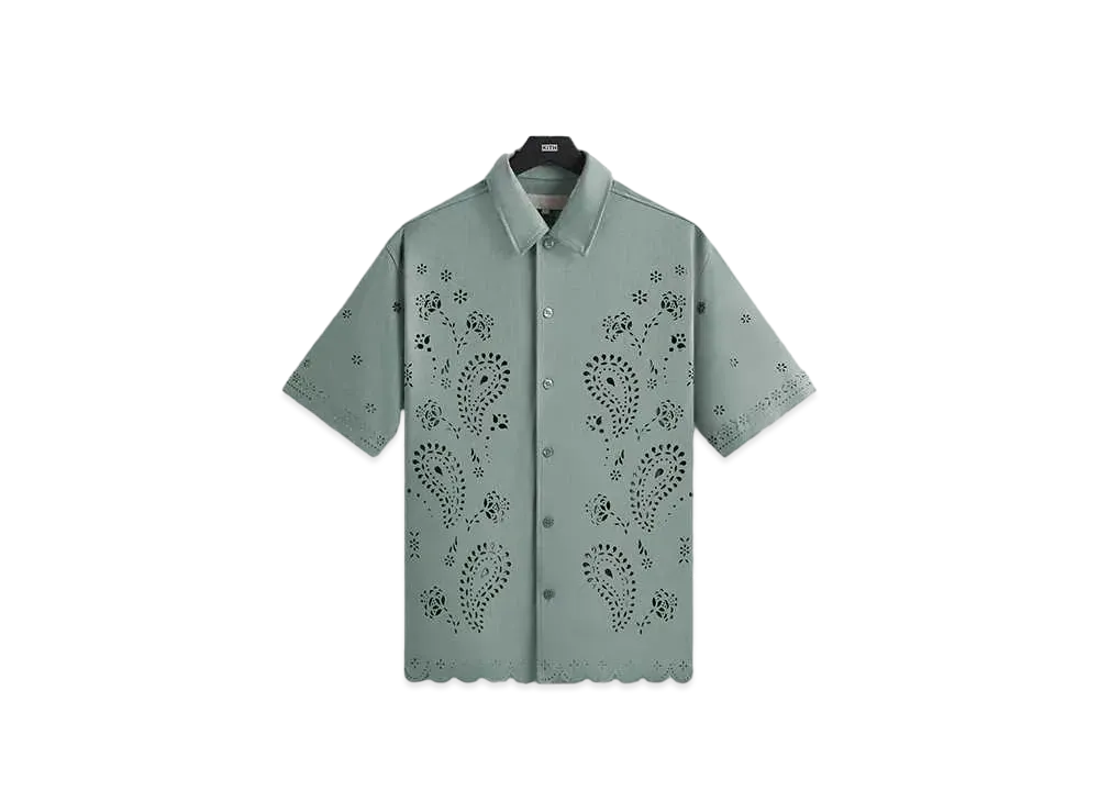 Kith Isaac Microsuede Buttondown "Harbour"