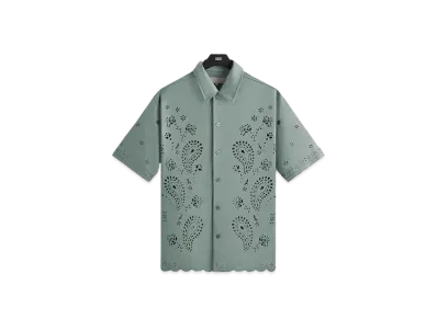 Kith Isaac Microsuede Buttondown "Harbour"