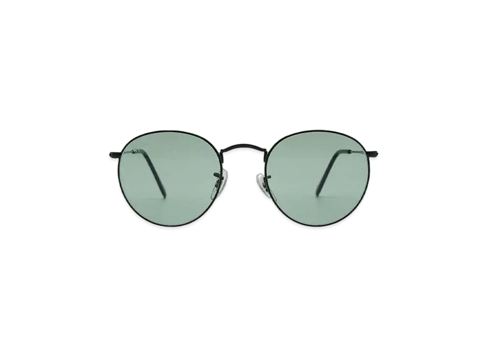 Ray-Ban ROUND METAL "BLACK x GREY VINTAGE YELLOW"