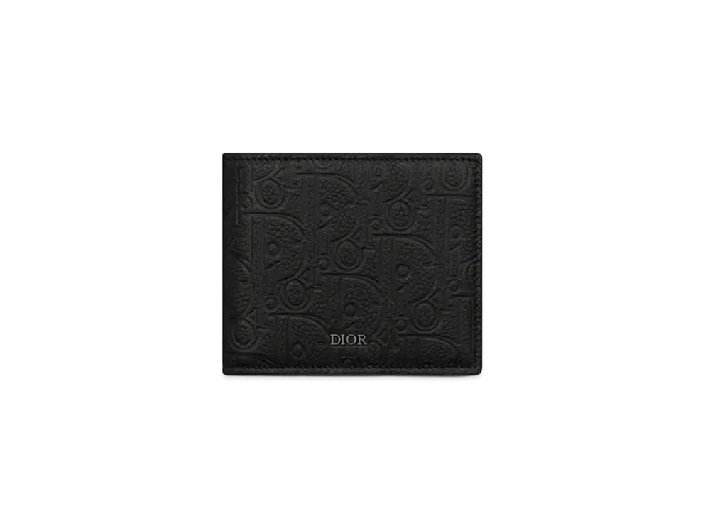 Dior Bifold Wallet Dior Gravity Leather "Black"