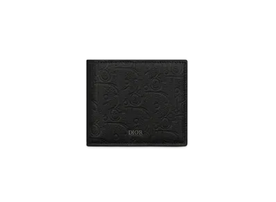 Dior Bifold Wallet Dior Gravity Leather "Black"