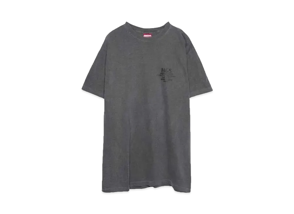 Hide and Seek Californication S/S Tee(24ss) "D-BLACK"