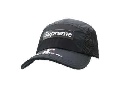 Supreme Mesh Side Panel Camp Cap "Black"