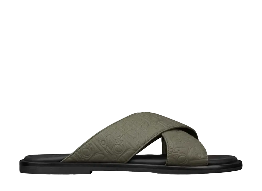 Dior Alias Sandal Dior Gravity Leather "Khaki"