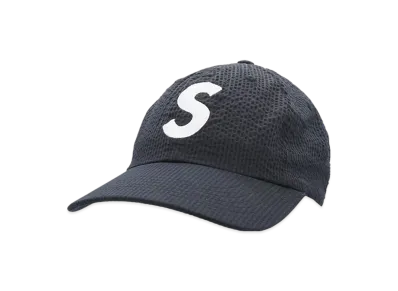 Supreme Seersucker S Logo 6-Panel "Navy"